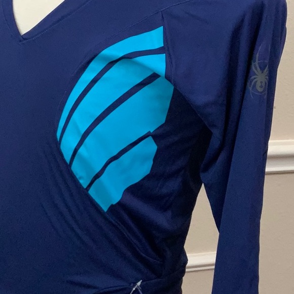 Spyder CYCLING 3/4 SLV TOP - Midnight blue - Picture 5 of 16